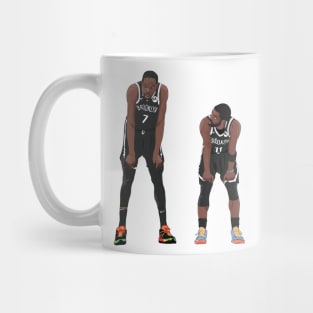 Kevin Durant and Kyrie Irving Brooklyn Nets Mug